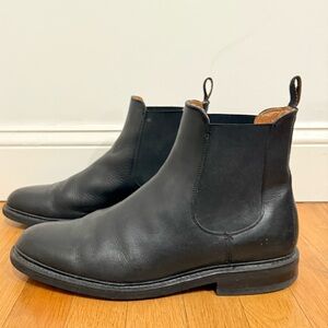 Frye Black Leather Chelsea Boots